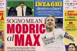 La Gazzetta dello Sport objavila da je Luka Modrić blizu dogovora s Milanom