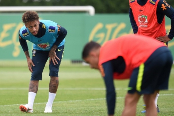 Neymar tijekom treninga pred utakmicu protiv Hrvatske