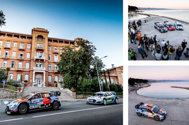 Akteri najvećega automobilističkog spektakla u Hrvatskoj  u četvrtak posjetili Opatiju iz koje su diljem svijeta odaslane atraktivne snimke