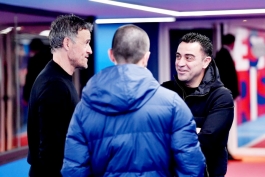 Pogledajte susret Luisa Enriquea i Xavija uoči utakmice na Parku prinčeva