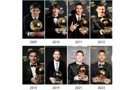 Lionel Messi dobio osmu Zlatnu loptu