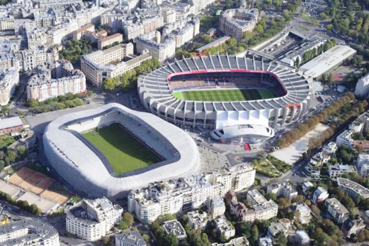 Stadioni Parisa FC i PGS-a jedan do drugoga