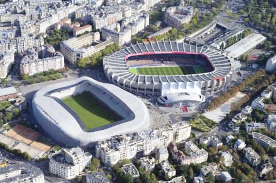 Stadioni Parisa FC i PGS-a jedan do drugoga
