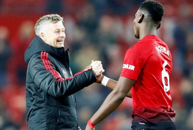 Solskjaer i Pogba