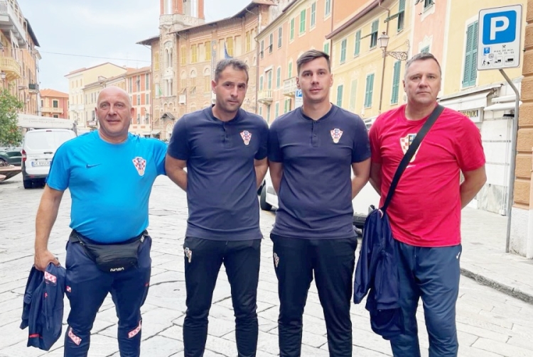 Emil Lazarić, Marko Ezgeta,  Marko Čop i Mladen Ivančić čine stručni stožer