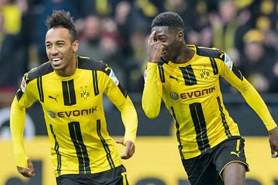 Pierre-Emerick Aubameyang i Ousmane Dembele