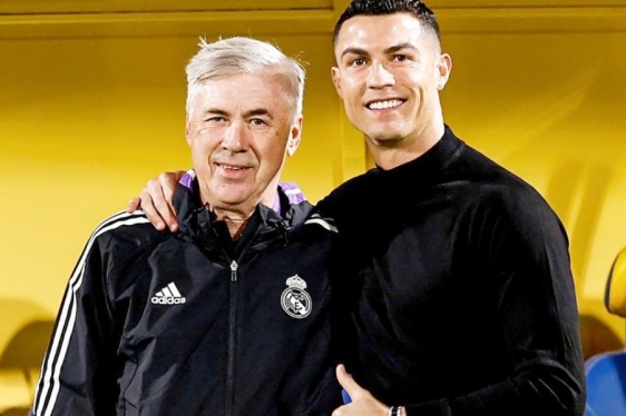 Carlo Ancelotti: Jedan od nas, hvala na posjeti, Ronaldo!