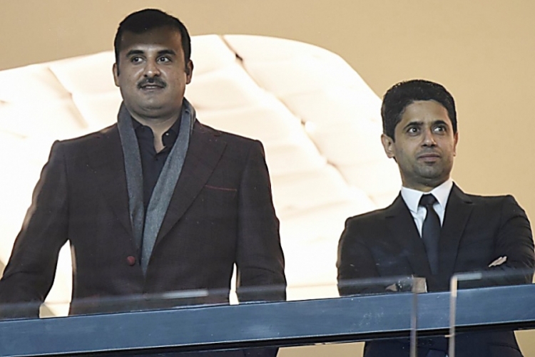 Tamim bin Hamad Al Thani  i Nasser al-Khelaifi 