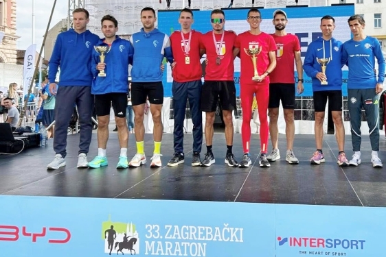 Momčad Atletskog kluba Kvarner druga na Zagrebačkom maratonu