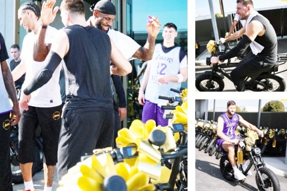 Luka Dončić kupio 103 električna bicikla, pogledajte darovanje