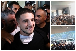 Christos Zafeiris na aerodromu