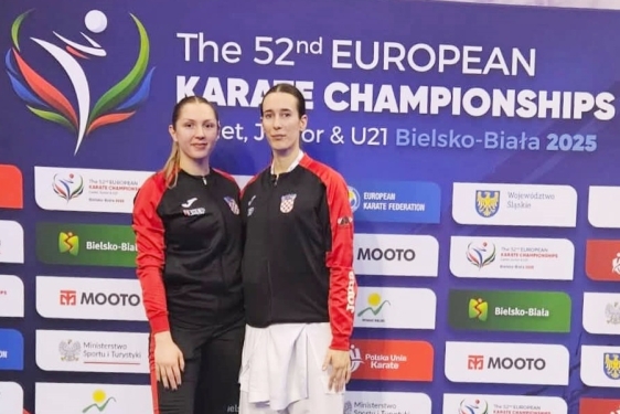 Nikolina Golomboš i Adriana Ross osvojile bronce na Europskom prvenstvu u karateu