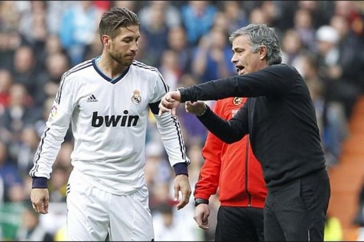 Sergio Ramos i Jose Mourinho