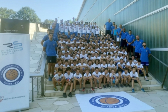 Sudionici Košarkaškog kampa Rijeka 2022