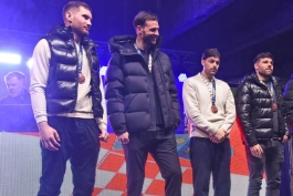 Brončani rukometaši na svečanosti u Exportdrvu  podijelili radost uspjeha s Riječanima