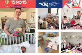 RSS donirao Sportske lektire, ponosni otac tek rođenom Brunu pročitao prve sportske retke