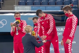 OI Kolinda Grabar Kitarović uručila setove medalja hrvatskim parovima