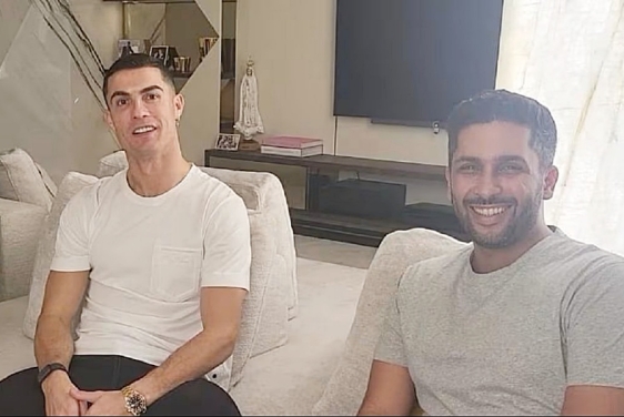 Cristiano Ronaldo i Mohamed Al Khereiji