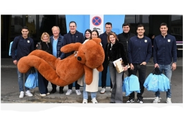 HNK Rijeka nastavio božićnu tradiciju darivanja djece na Klinici za pedijatriju