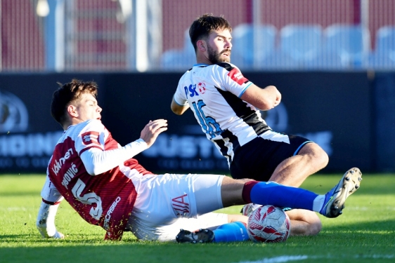 David Zubović (Orijent) i Gabriel Groznica (Opatija)