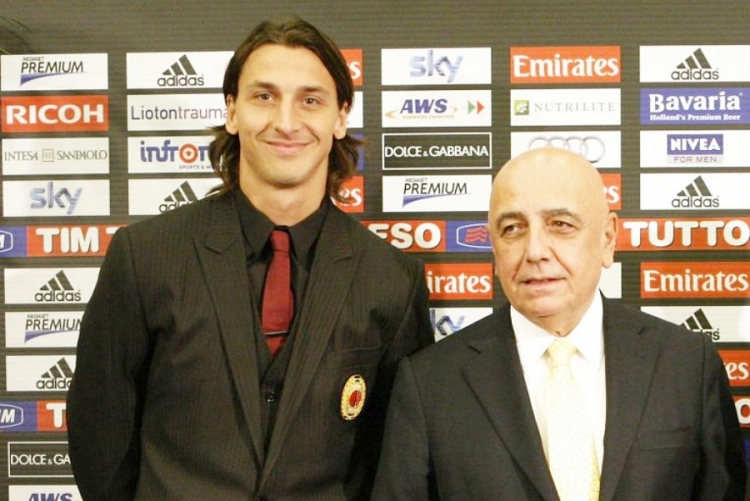 Ibrahimović i Galliani surađivali u Milanu