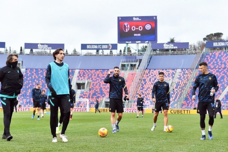 Igrači Intera na kraju odradili trening u Bologni