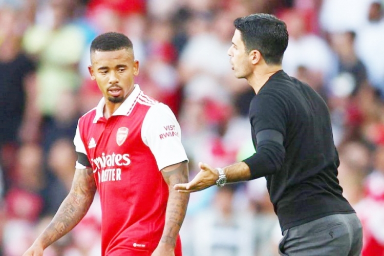 Gabriel Jesus i Mikel Arteta