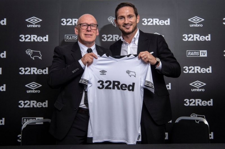 Mel Morris, predsjednik Derby Countyja i Frank Lampard