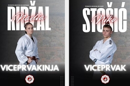 Niko Stošić i Nadia Ridžal srebrni na državnom kadetskom prvenstvu u judu
