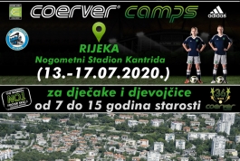 NK Lokomotiva i  Coerver organiziraju ljetni nogometni kamp na stadionu Kantrida