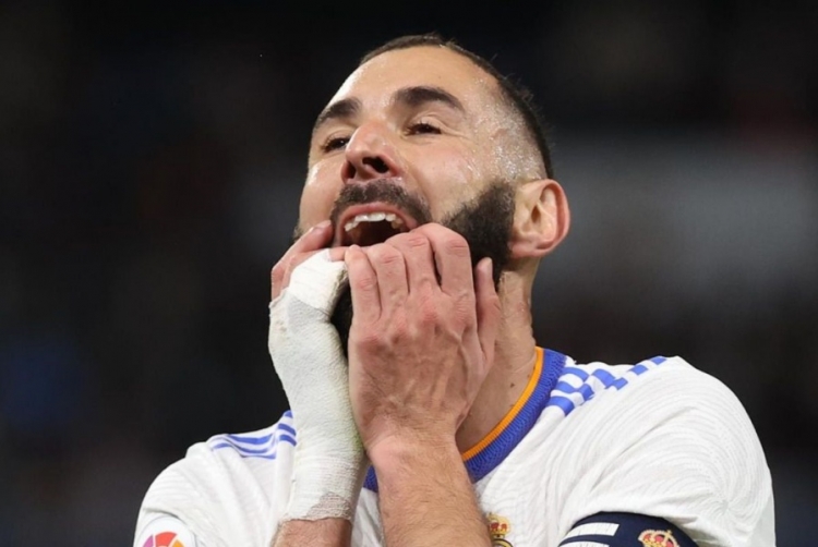 Karim Benzema (Real Madrid) nije uspio zabiti