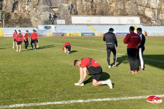 Nogometaši Orijenta 1919 odradili trening nakon utakmice između Opatije i Olimpije