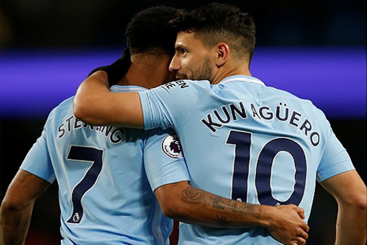 Dva strijelca Sterling i Aguero (Manchester City)