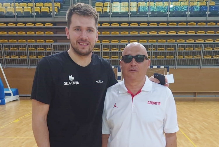 Luka Dončić i Bobo Jurković, domaćin slovenskoj reprezentaciji