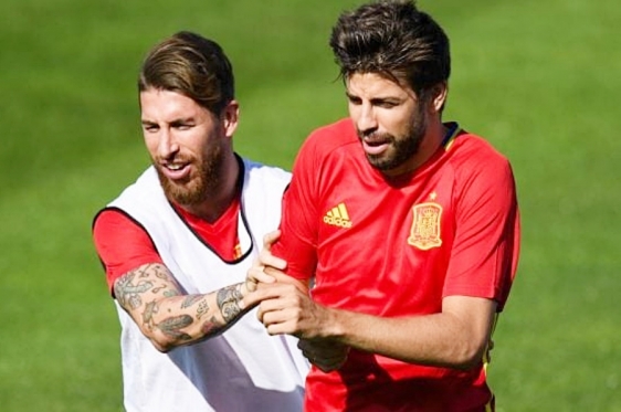 Sergio Ramos i Gerard Pique