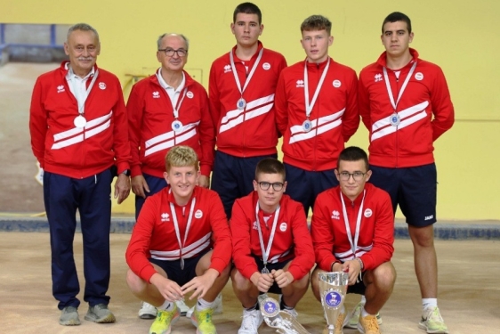 Boćarska U-18 reprezentacija druga na turniru Alpe-Jadran 2024