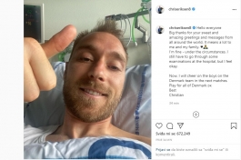 Christian Eriksen prvi put se oglasio na društvenim mrežama