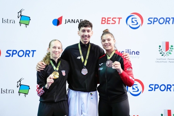 Svjetska karate liga mladih: Darija Šnajder u Poreču osvojila zlato, Mario Vranković srebro