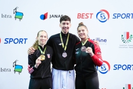 Svjetska karate liga mladih: Darija Šnajder u Poreču osvojila zlato, Mario Vranković srebro