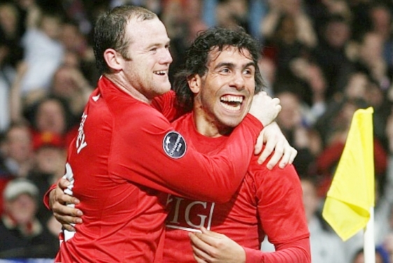 Wayne Rooney i Carlos Tevez