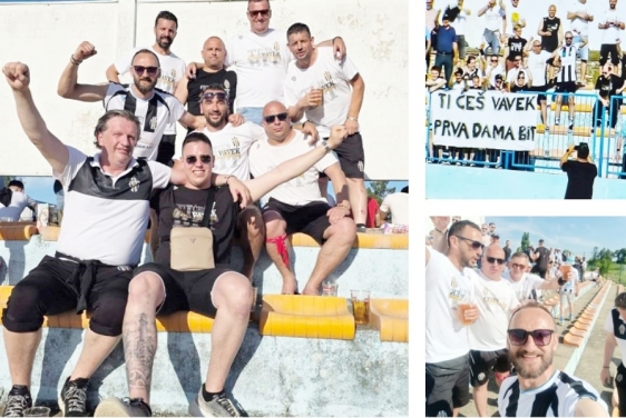 Ti ćeš vavek stara dama bit, bivši igrači Opatije predvodili skupinu navijača opatijskog kluba