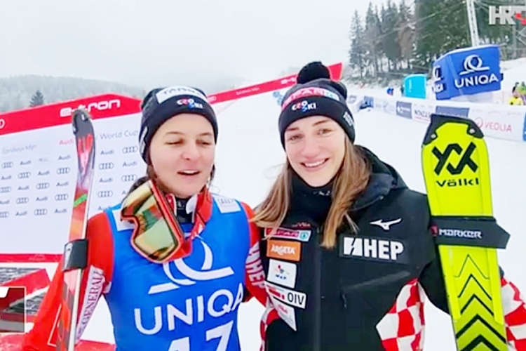 SP Zrinka Ljutić i Leona Popović odvozile prve vožnje slaloma