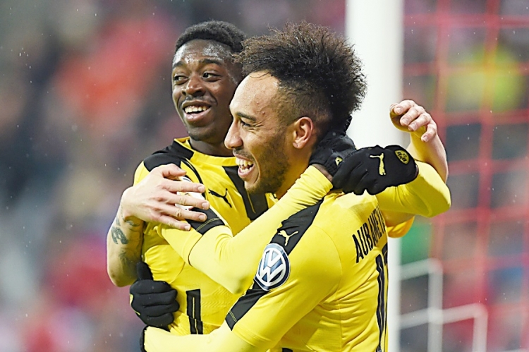 Ousmane Dembele i Pierre-Emerick Aubameyang