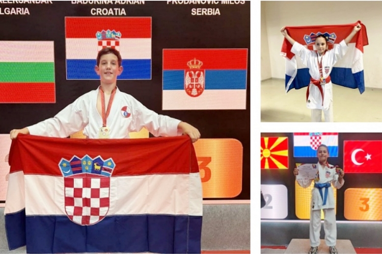 Troje zlatnih karatista iz PGŽ-a na balkanskom prvenstvu
