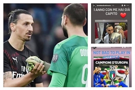 Zlatan  čestitao u svom stilu