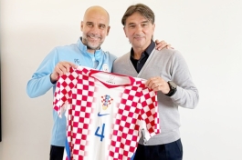 Zlatko Dalić posjetio Pepa Guardiolu nakon pobjede protiv Arsenala