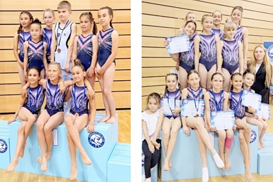 Gimnastički klub Vita Rijeka osvojio 14 medalja u 2. kolu Regije Zapad