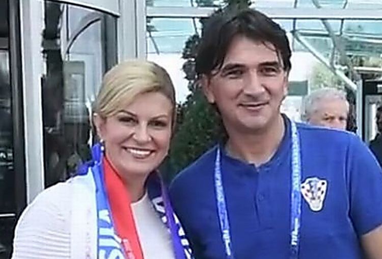 Kolinda Grabar Kitarović i Zlatko Dalić