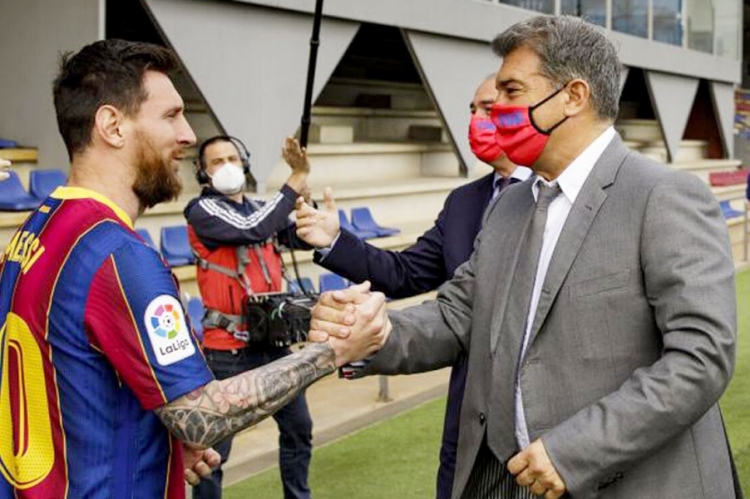 Messi i Laporta