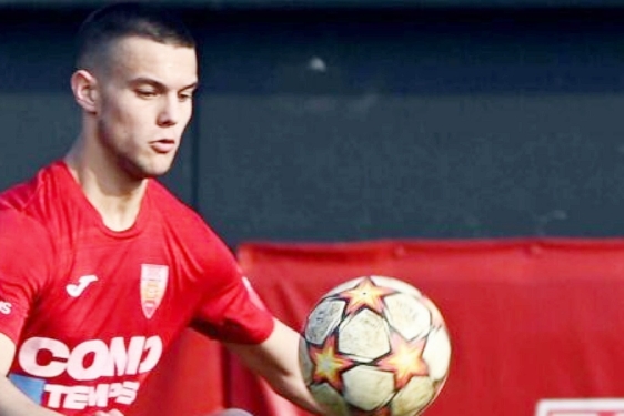 Nogometaši Grobničana pobijedili Jadran na Mavrincima, Borna Kovačević dvama pogocima donio tri boda